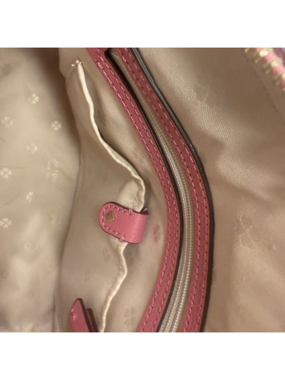 KATE SPADE NEW YORK LEATHER DOME HAND BAG PINK - Picture 10 of 15